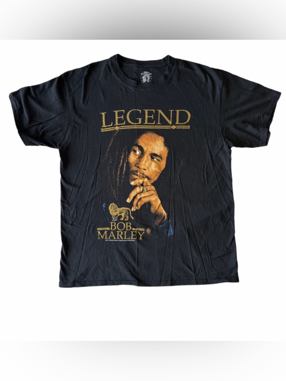 Black 'Legend' Graphic Short Sleeve Tee